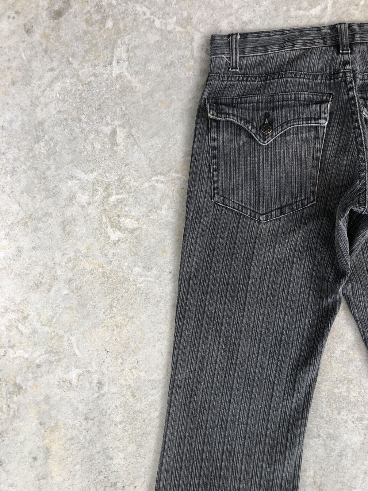 If Six Was Nine Japanese Barcedos Flared Jeans Distressed Denim Hickory Size US 30 / EU 46 - 9 Thumbnail