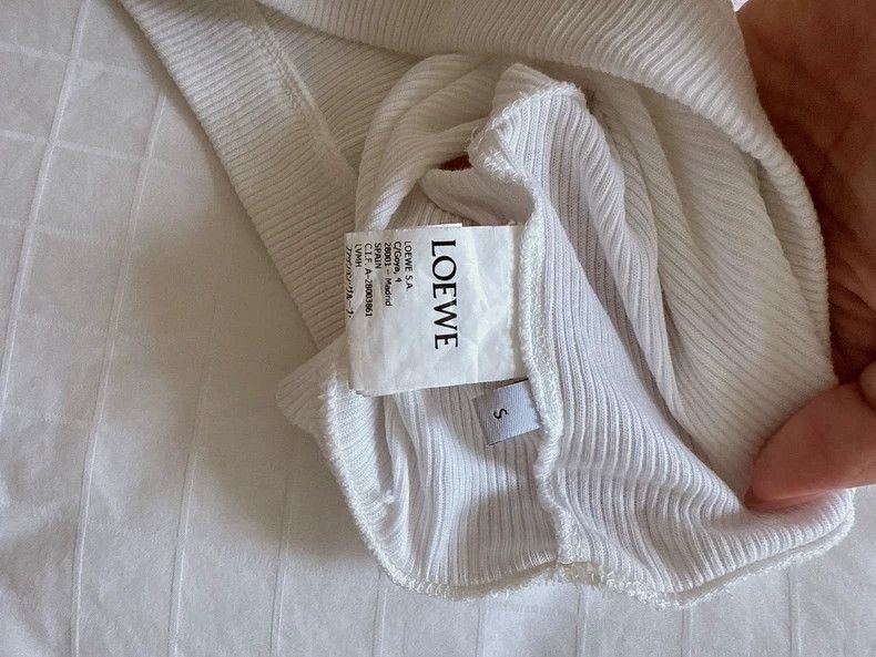 Loewe LOEWE White logo strapless vest Size M / US 6-8 / IT 42-44 - 5 Thumbnail
