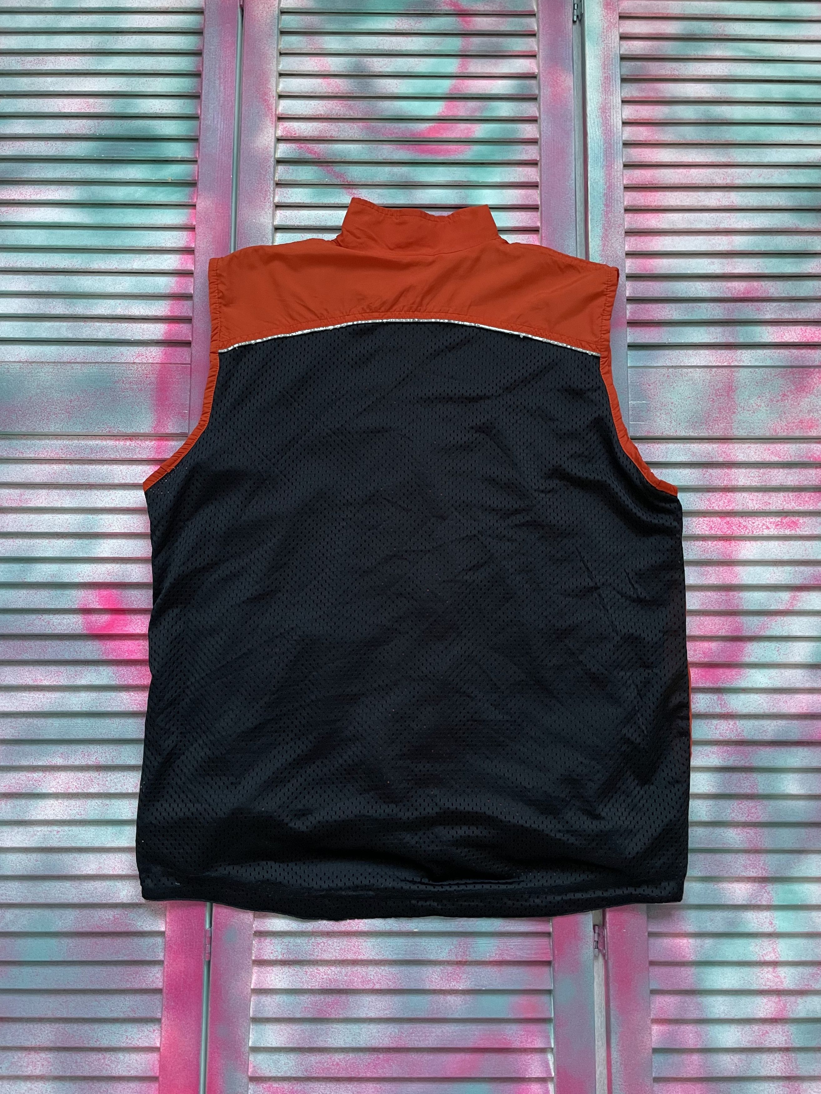 Asics Vintage Asics Tech Performance Network Orange Vest Size US L / EU 52-54 / 3 - 8 Thumbnail