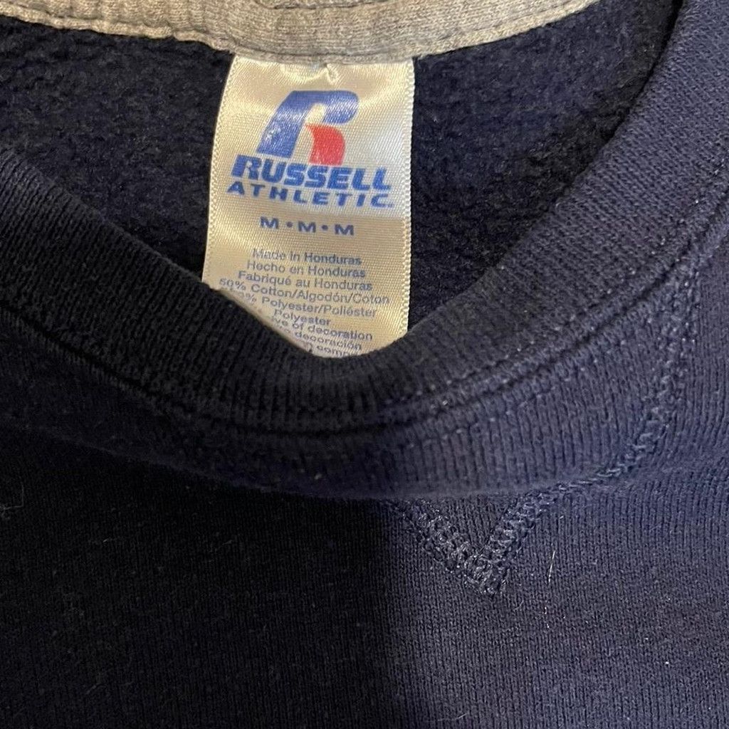 Russell Athletic Russell Athletic blue vtg crewneck sweatshirt size M Size US M / EU 48-50 / 2 - 2 Thumbnail