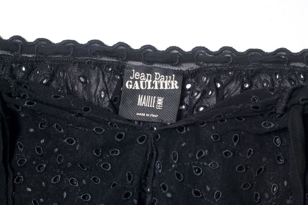 Jean Paul Gaultier Jean Paul Gaultier Femme 90s Vintage Mesh Top Size M / US 6-8 / IT 42-44 - 4 Thumbnail