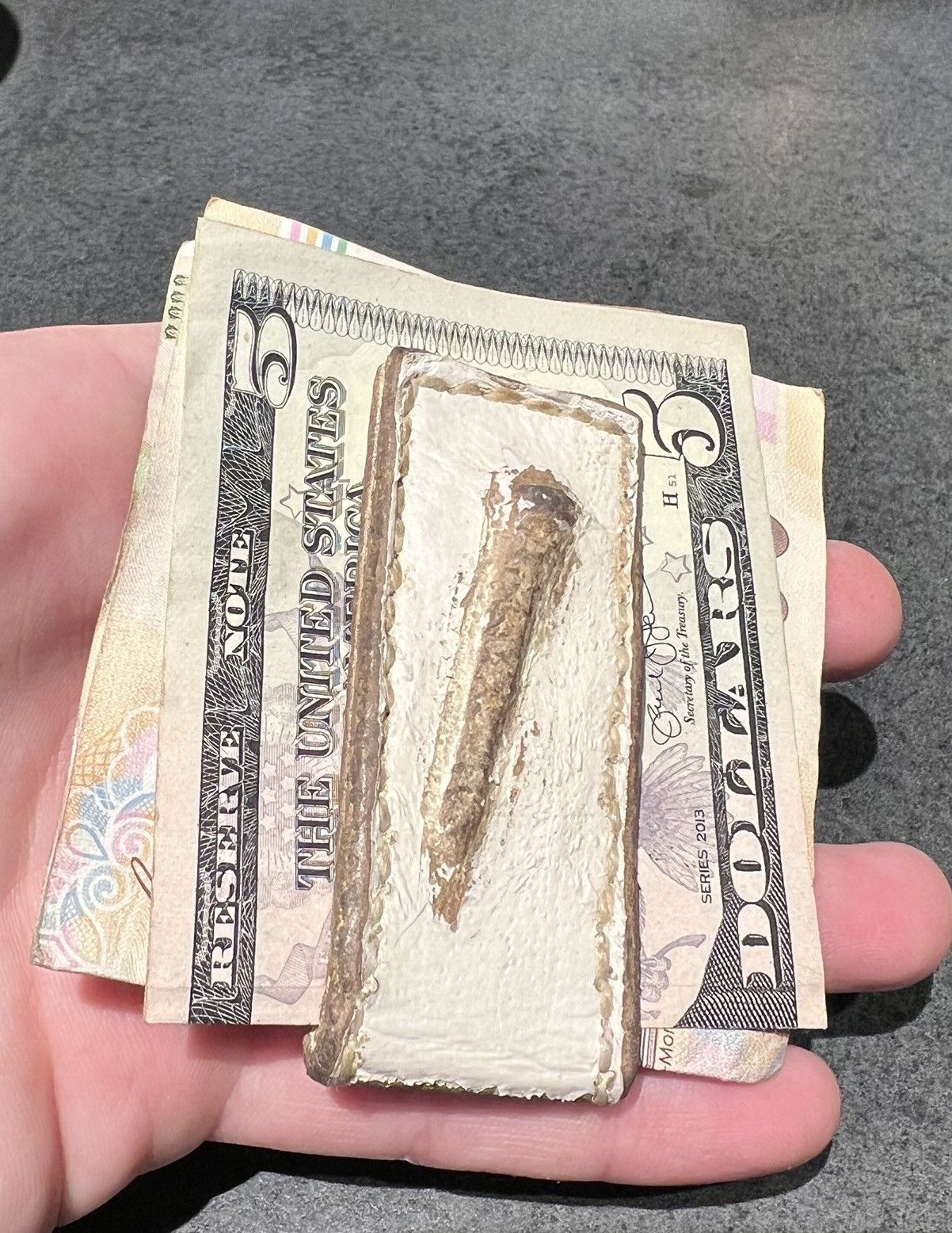 Other Avant-garde handcrafted leather money clip.🔖 Size ONE SIZE - 13 Thumbnail