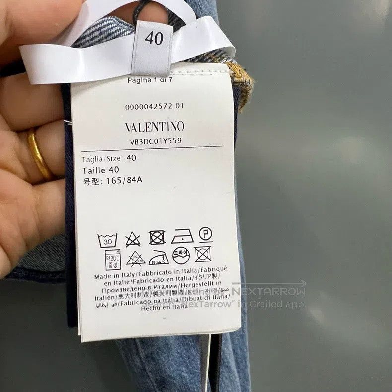 Valentino Valentino Metal V denim short coat Size M / US 6-8 / IT 42-44 - 3 Thumbnail