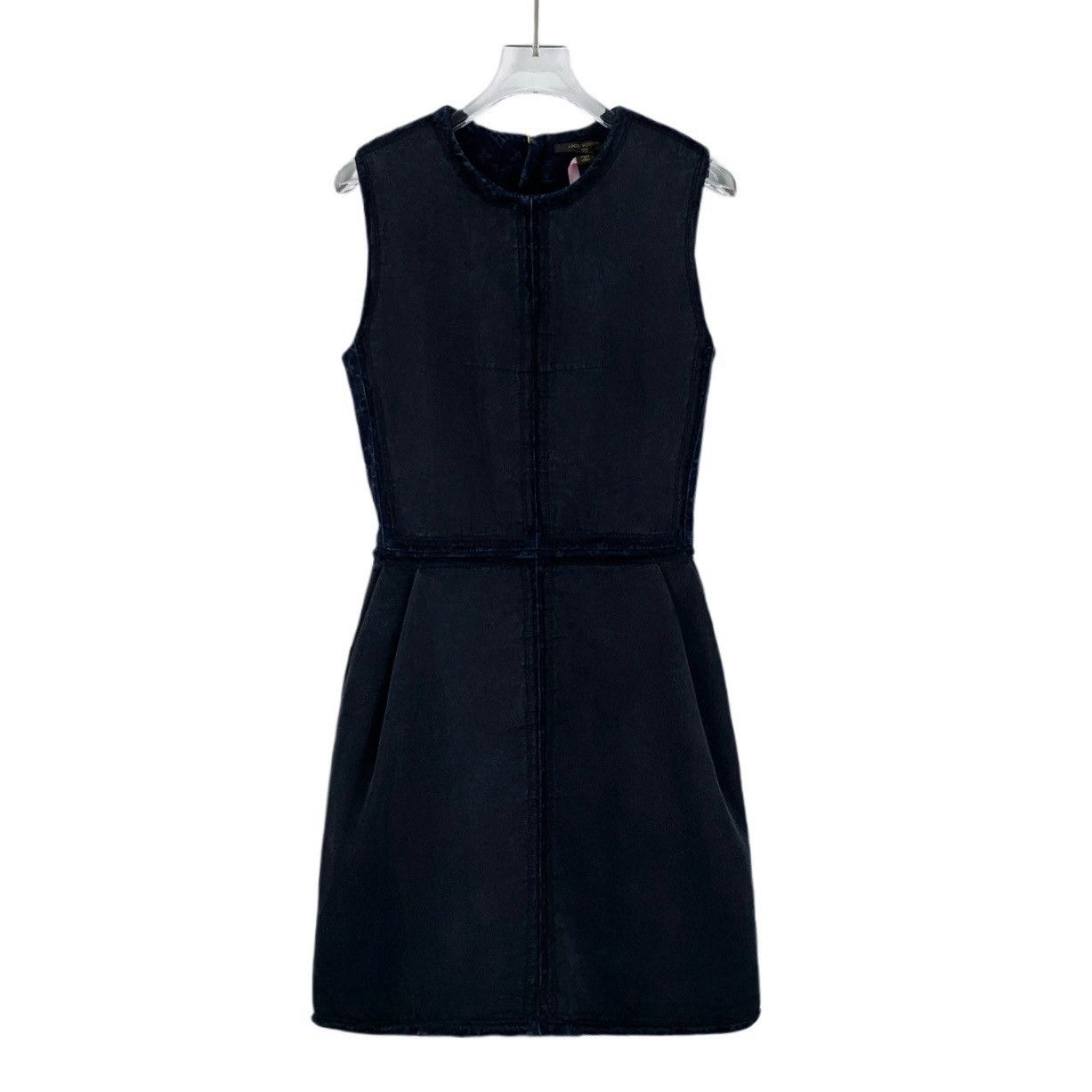 Louis Vuitton Louis Vuitton All-over Monogram Sleeveless Denim Dress K26WX Size XXS / US 00 / IT 34 - 1 Thumbnail