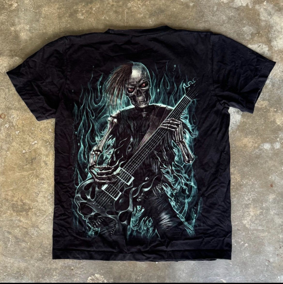 Band Tees Single Stitch Vintage Y2K Skeleton Skulls Graphic Tee Size US M / EU 48-50 / 2 - 2 Thumbnail