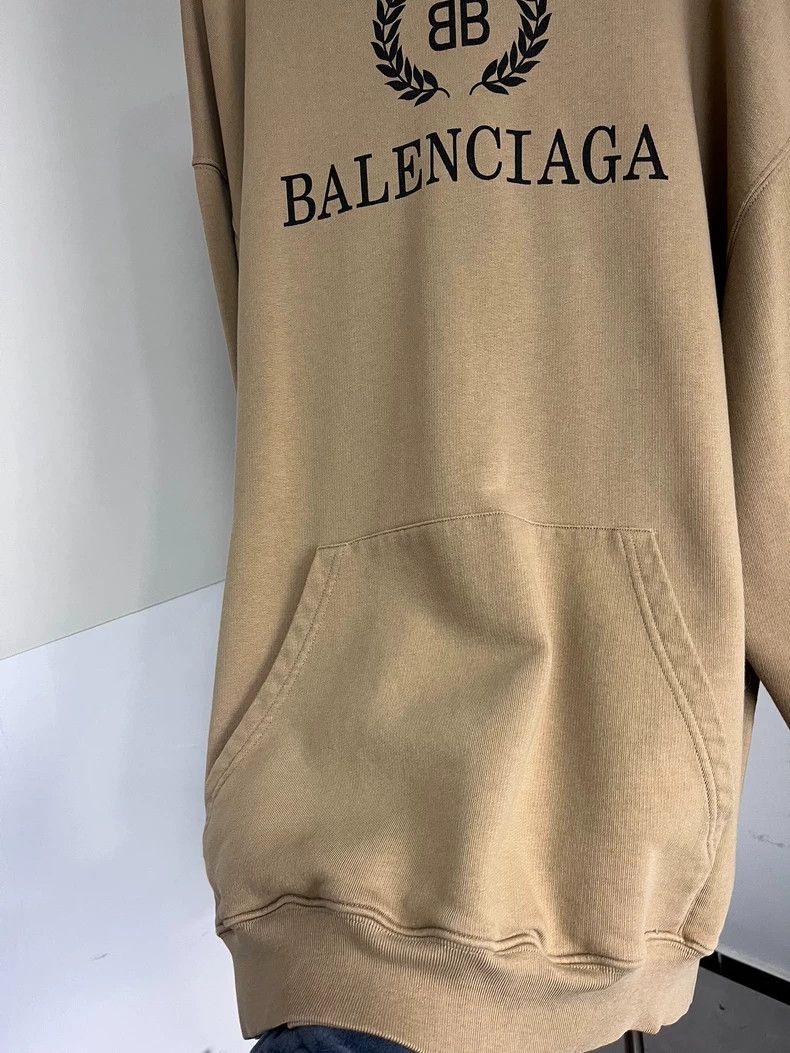 Balenciaga Balenciaga Khaki wheat ear hoodie Size US M / EU 48-50 / 2 - 4 Thumbnail