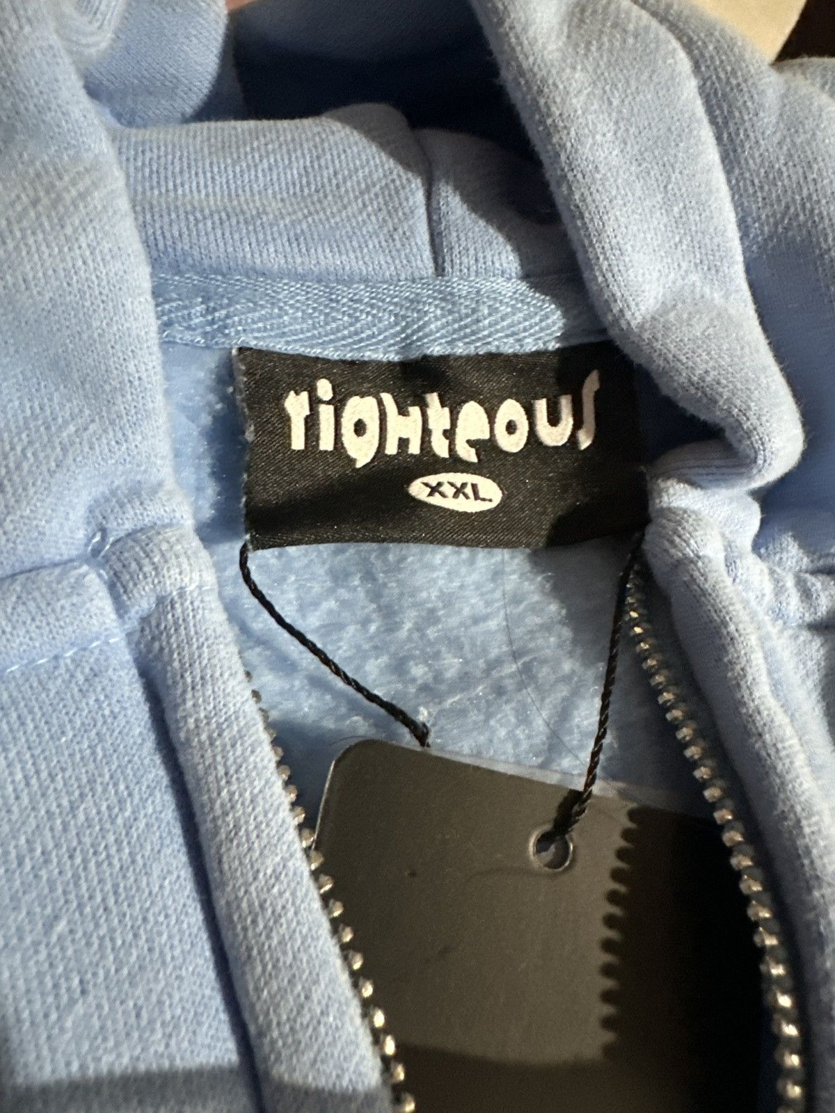 Other Righteous Baby Blue Jesus Zipup Hoodie Size US XXL / EU 58 / 5 - 3 Thumbnail