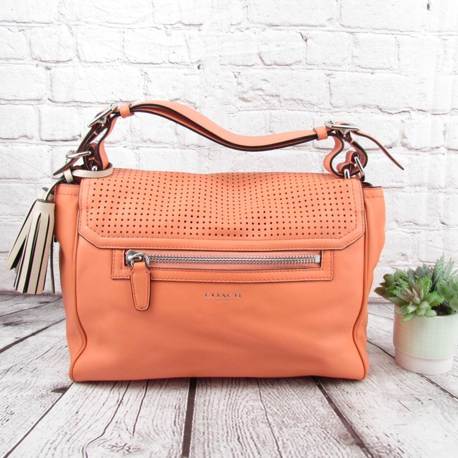 Coach Coach Perforated Leather Romy Top Handle/ Shoulder Bag Size ONE SIZE - 2 Thumbnail