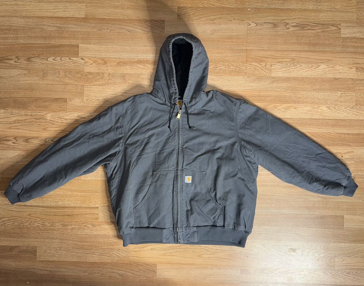 Carhartt Carhartt Jacket Men’s 2XL Gray J140 GVL Hood Canvas Quilted Size US XXL / EU 58 / 5 - 2 Thumbnail