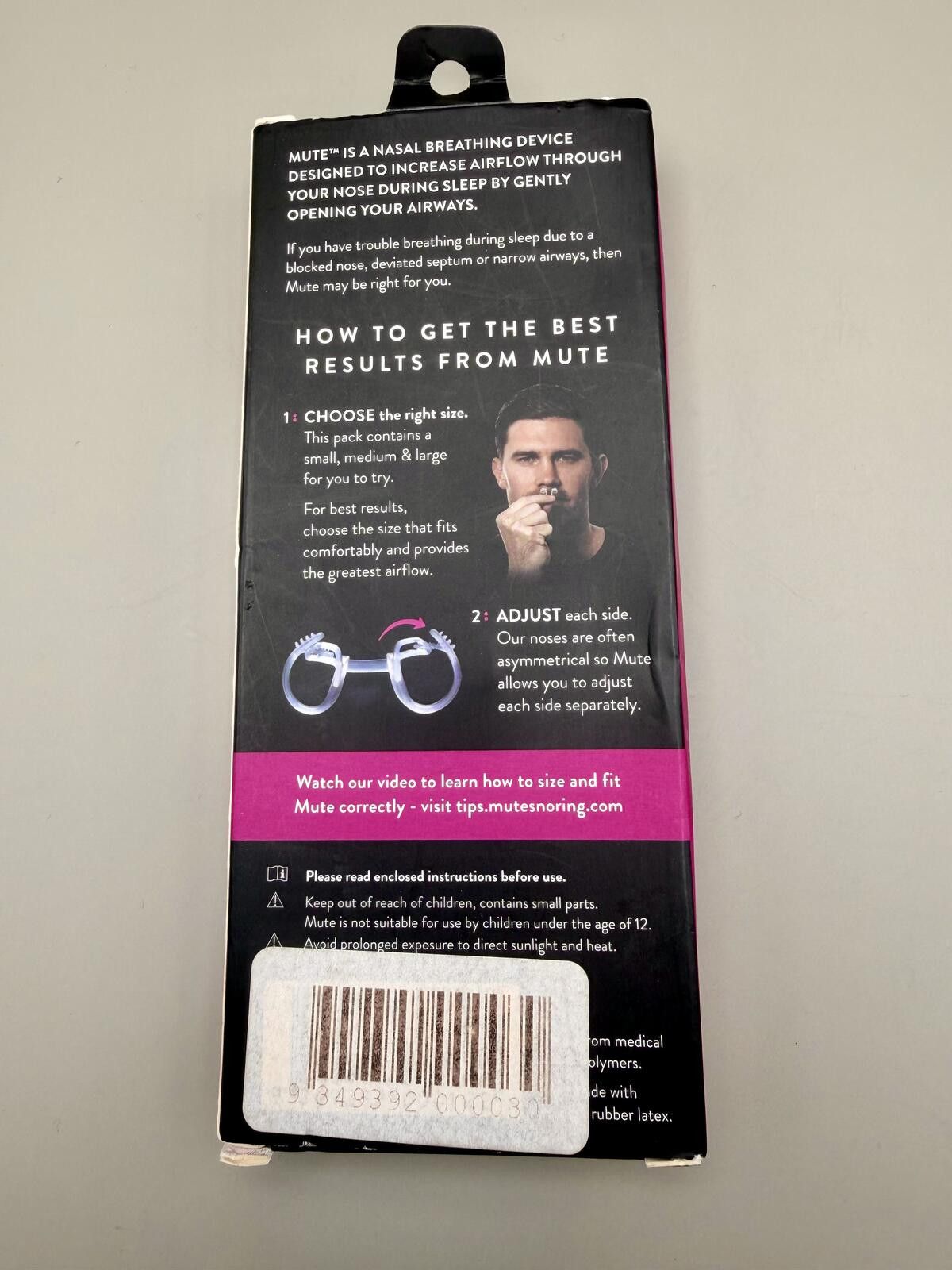 Other Rhinomed Mute Nasal Dilator Trial Pack – Anti-Snoring Kit Size ONE SIZE - 2 Thumbnail