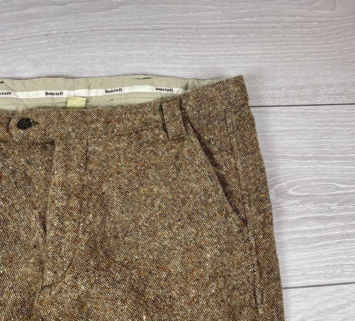 Belstaff Belstaff Black Prince Wool Tweed Moto Pants Size US 38 / EU 54 - 6 Thumbnail