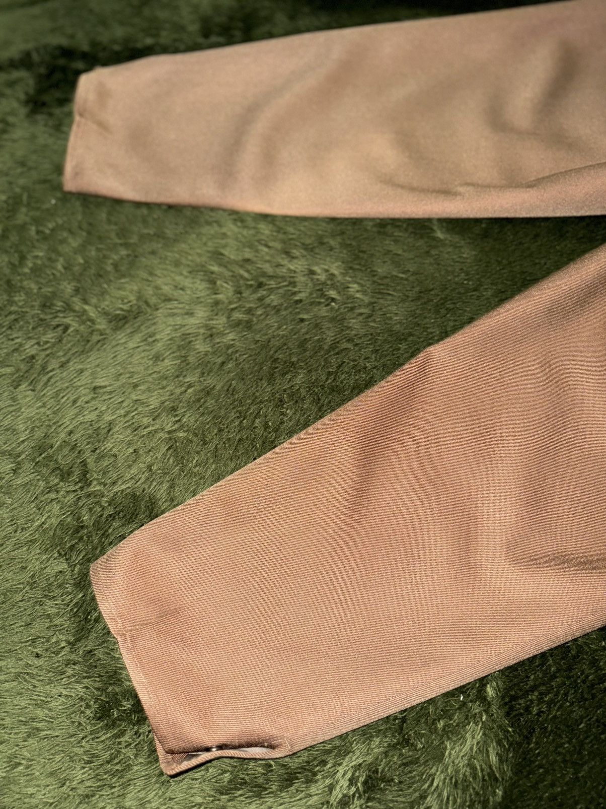 Kolor KOLOR Pintuck Twill Snap Detail Cropped Trousers Brown Size US 32 / EU 48 - 11 Thumbnail