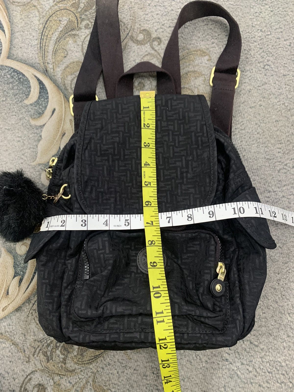 Japanese Brand Kipling Mini Backpack Monogram Art Style Size ONE SIZE - 13 Thumbnail