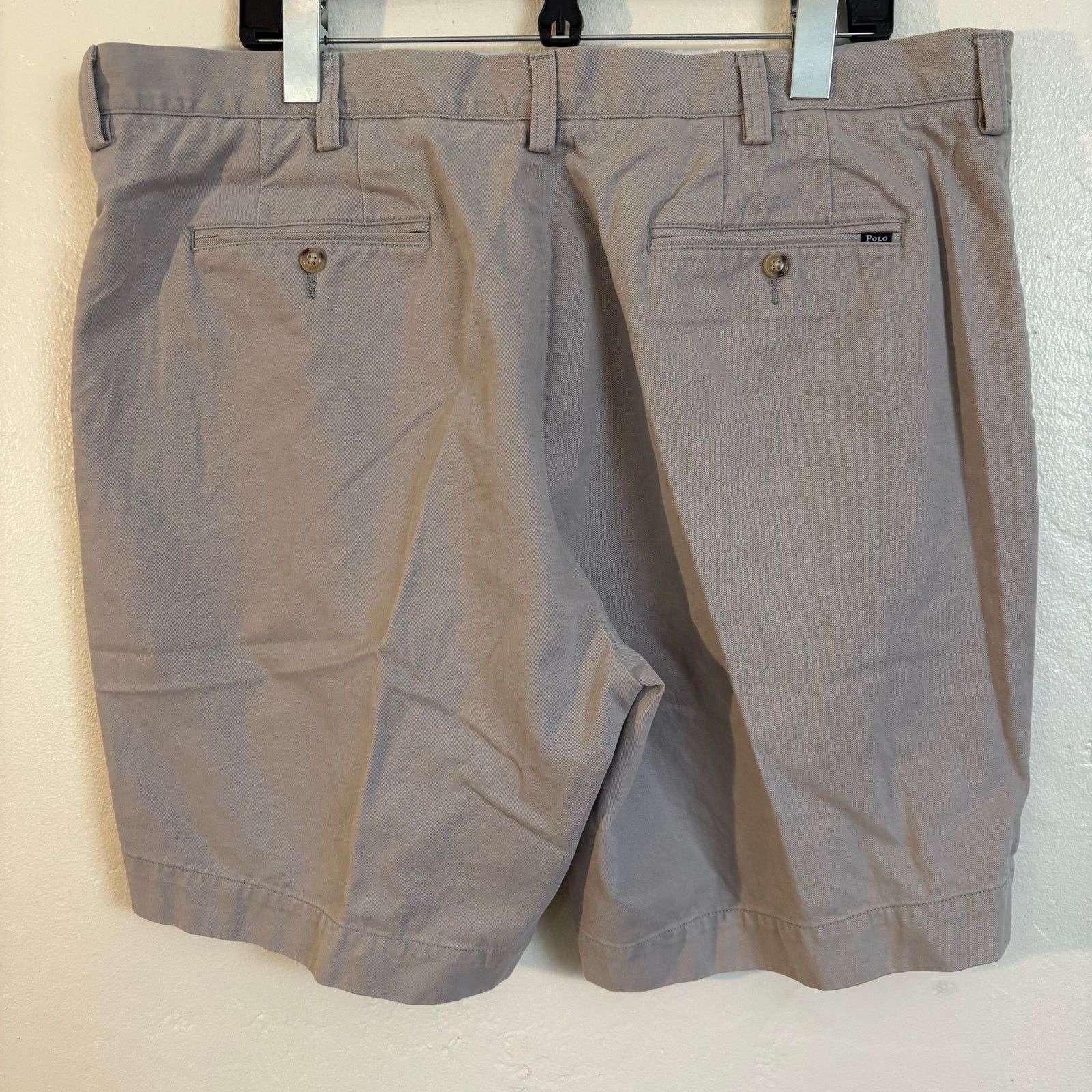 Polo Ralph Lauren Polo Ralph Lauren Light Gray Chino Shorts Size US 40 / EU 56 - 5 Thumbnail