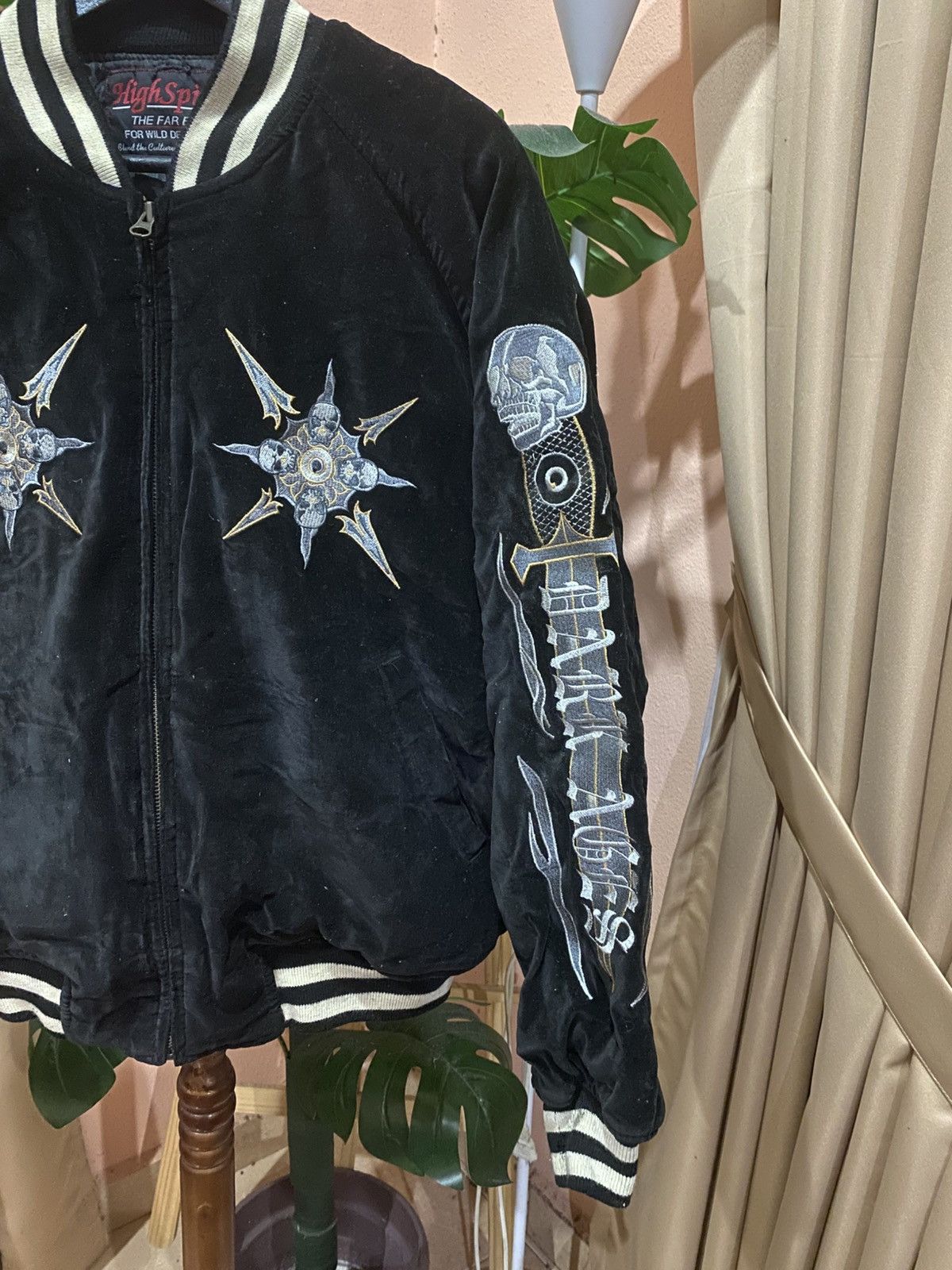 Japanese Brand High Spirits I’ll Not Sell My Heart Skull Embroidered Bomber Size US M / EU 48-50 / 2 - 10 Thumbnail