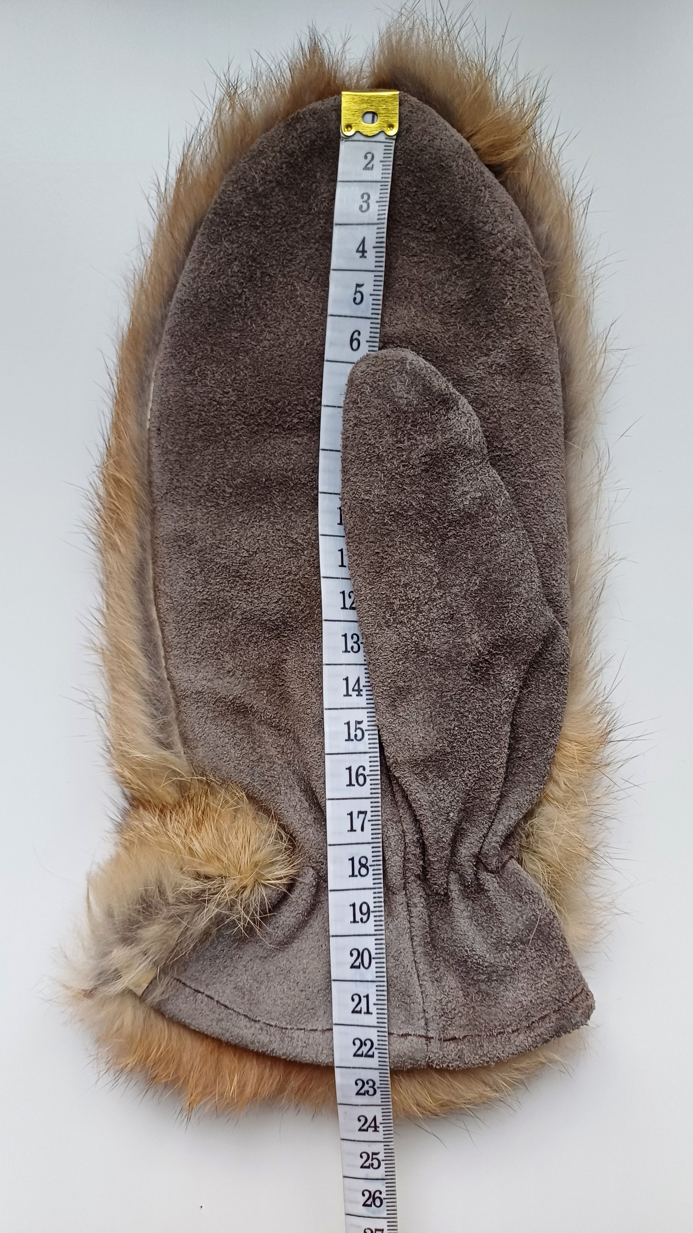 Vintage Beautiful gloves made of rabbit fur size S Size ONE SIZE - 6 Thumbnail