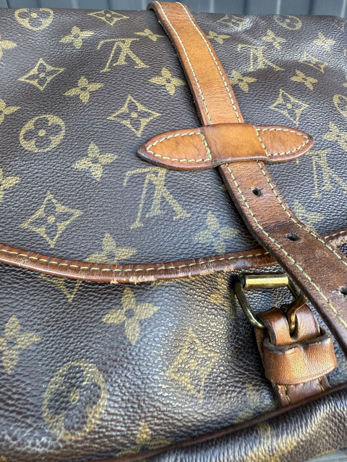 Louis Vuitton 1991 Louis Vuitton Saumur 30 Monogram Canvas W/FREE CARD hol Size ONE SIZE - 9 Thumbnail