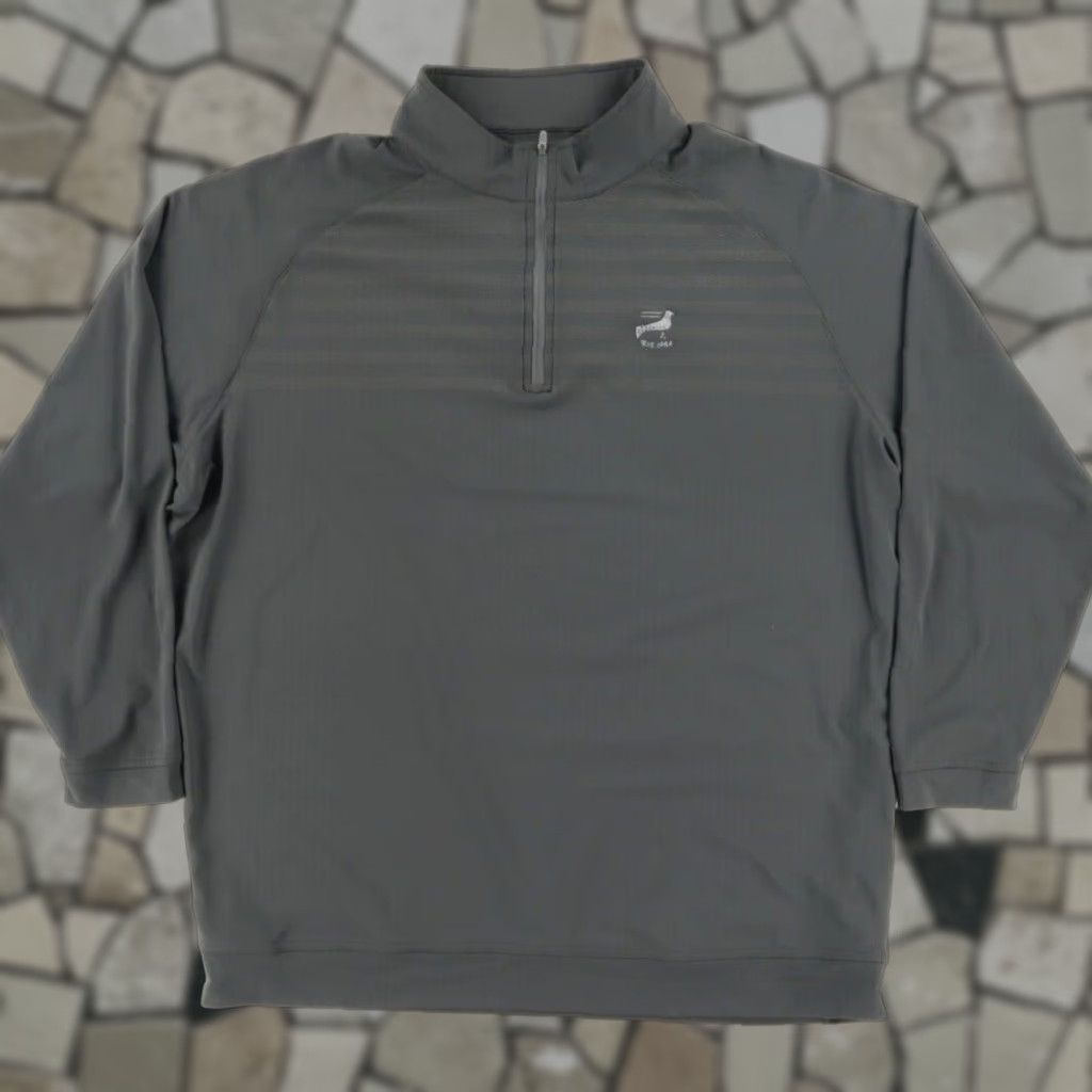 Peter Millar Peter Millar Engineered Perth Pullover Shirt Men 2XL Iron Mock Long Sleeve High Stretch Sweatshirt Sweater Size US XXL / EU 58 / 5 - 1 Thumbnail