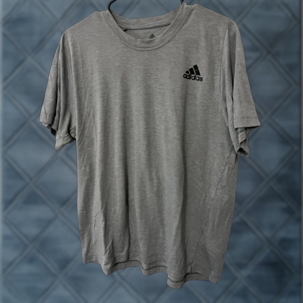 Adidas Adidas Tennis Freelift T Shirt Men L Large Gray Aero Primegreen Crew Neck Short Sleeve Activewear Urban Sports Shirt Mens Size US L / EU 52-54 / 3 - 1 Thumbnail