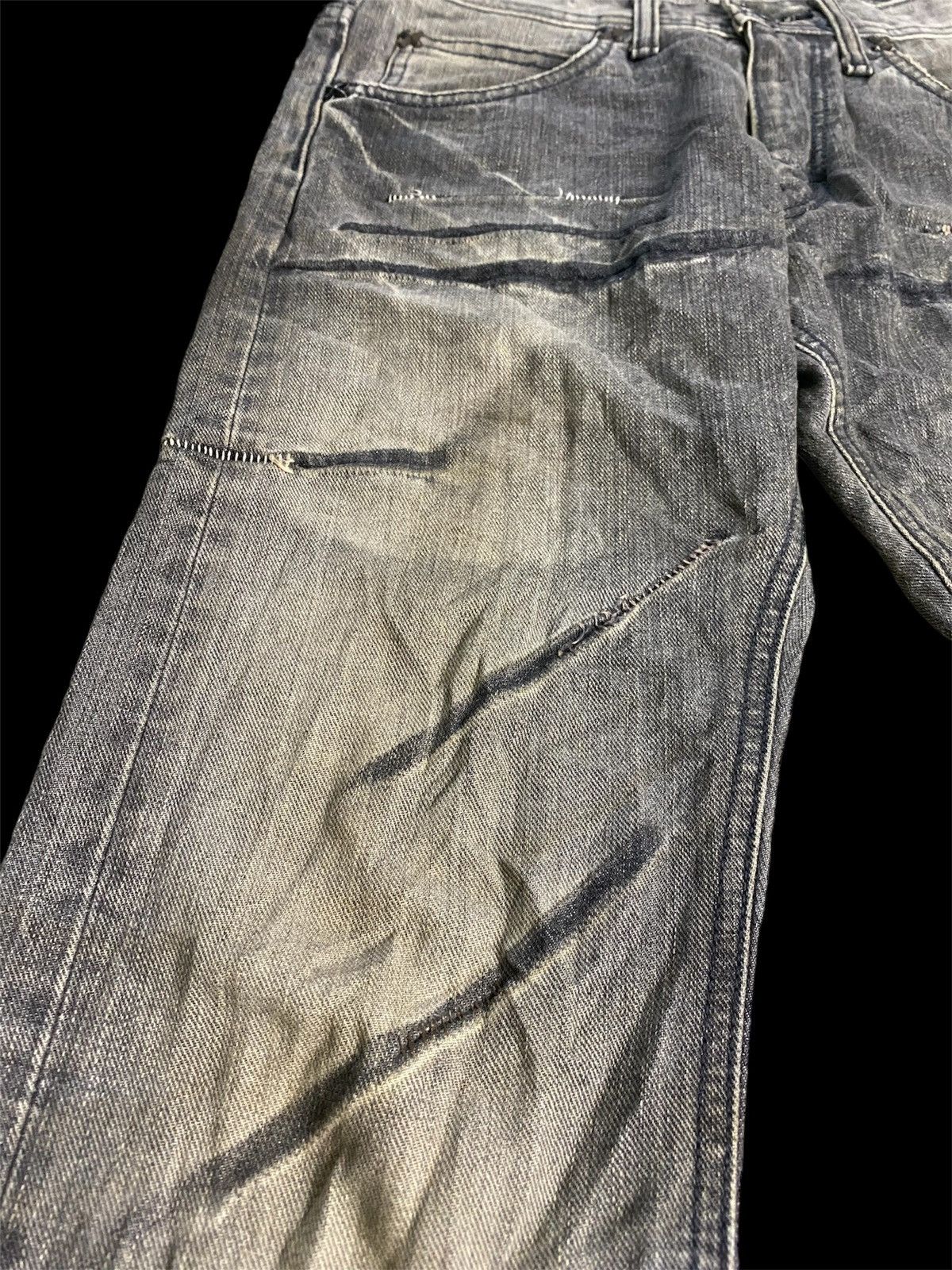 If Six Was Nine × Lee VINTAGE 90’s LEE RIDERS DISTRESED PUNK DENIM JEANS Size US 31 - 6 Thumbnail