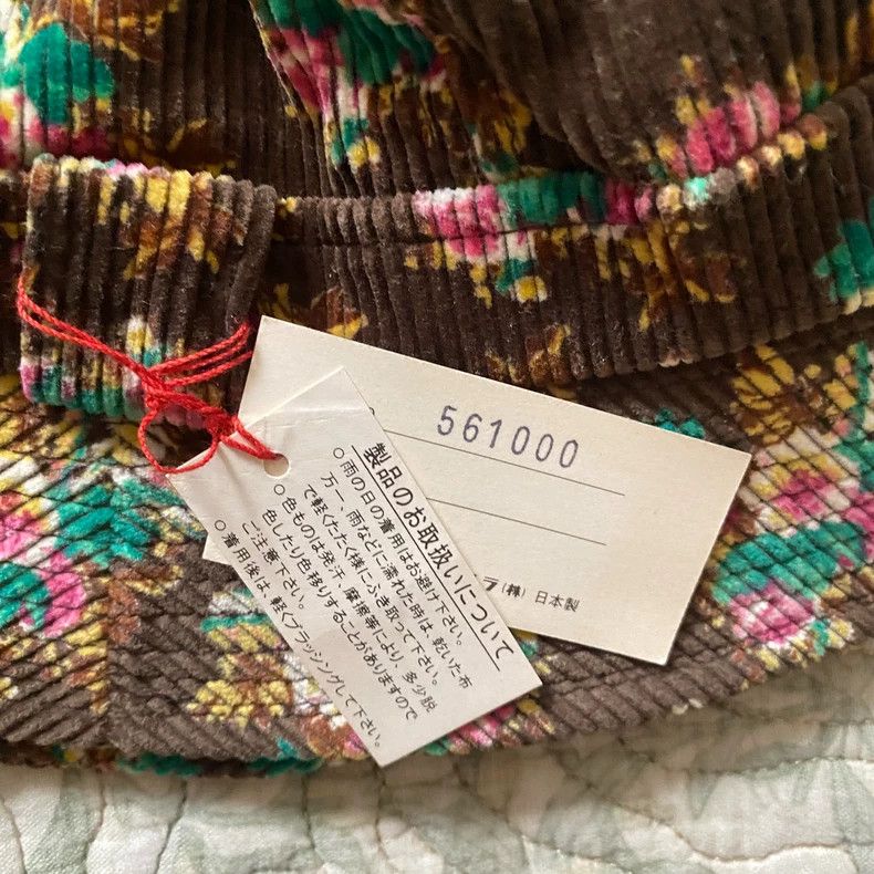 Kenzo KENZO Vintage floral corduroy fisherman's hat Size ONE SIZE - 6 Thumbnail