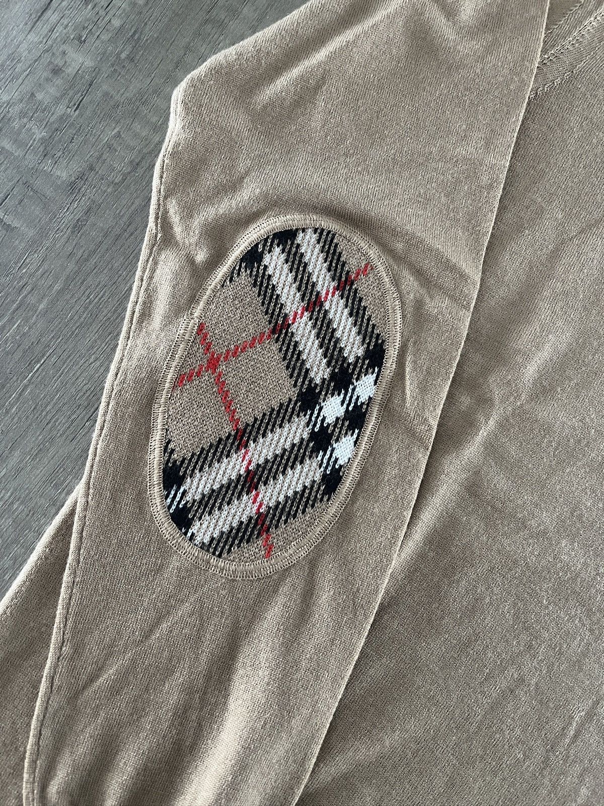 Burberry Burberry bempton elbow check sweatshirt Size L / US 10 / IT 46 - 6 Thumbnail