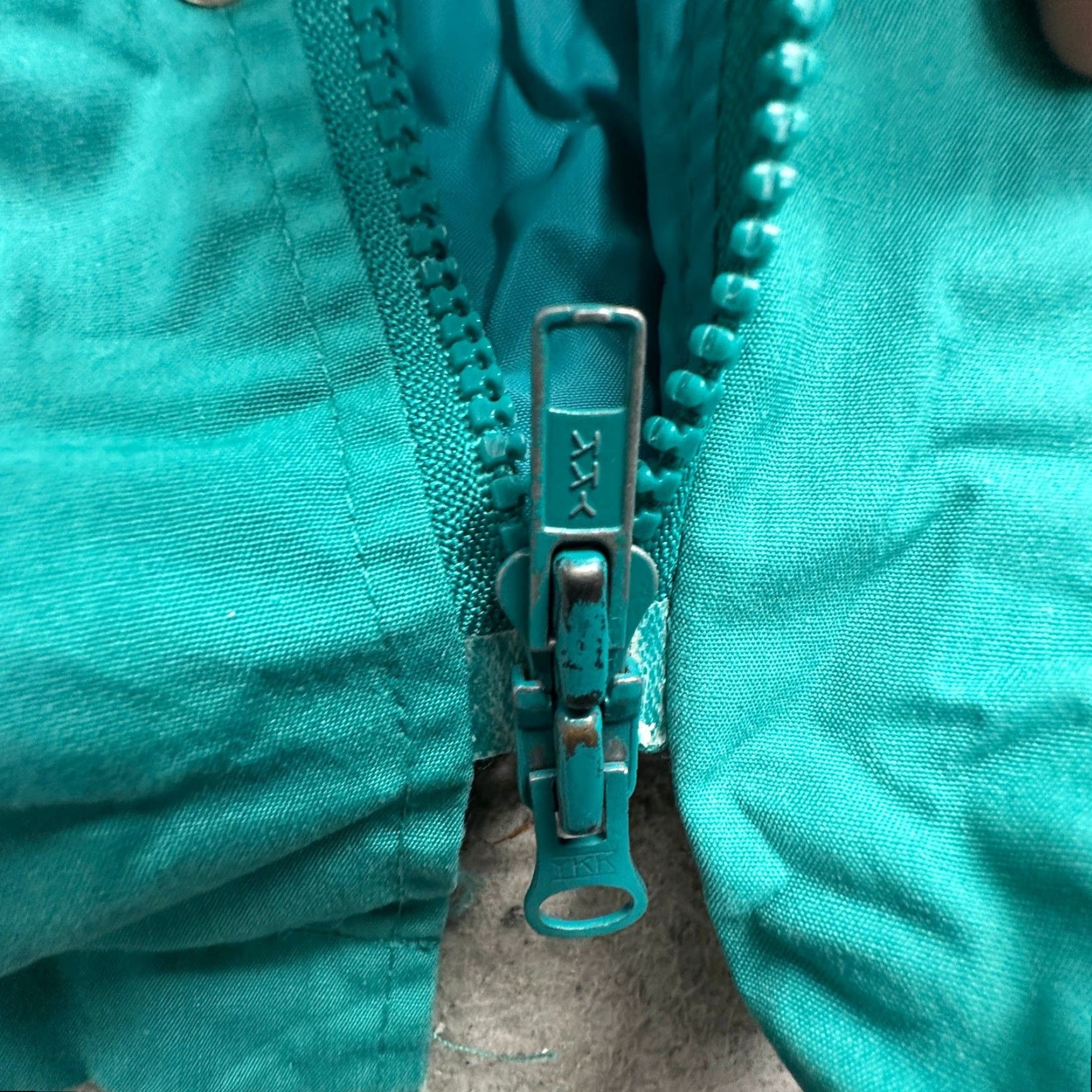 Vintage VINTAGE Woolrich Parka Jacket Womens Large Green Teal Pockets Flannel Lined 90s Outdoor Woolrich Woman Coat Size L / US 10 / IT 46 - 7 Thumbnail