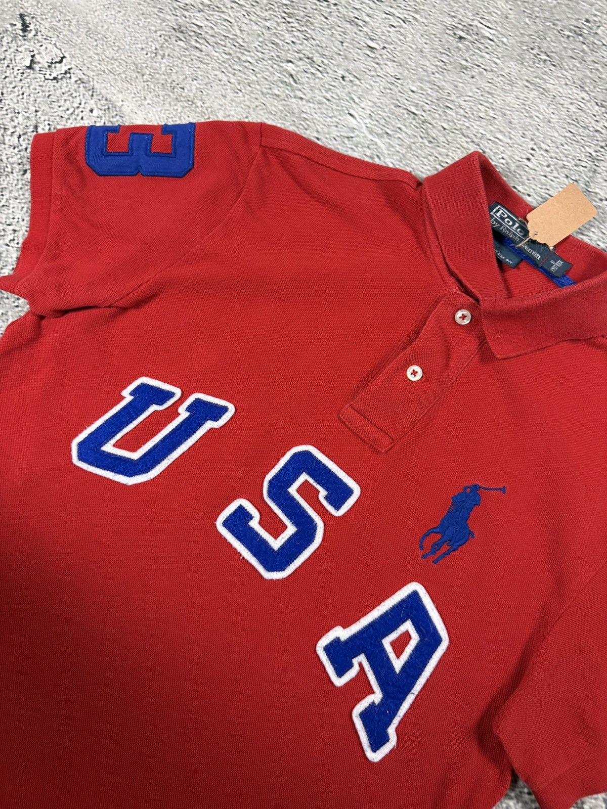 Ralph Lauren Chief Keef Polo Ralph Lauren red USA big pony Size US S / EU 44-46 / 1 - 2 Thumbnail