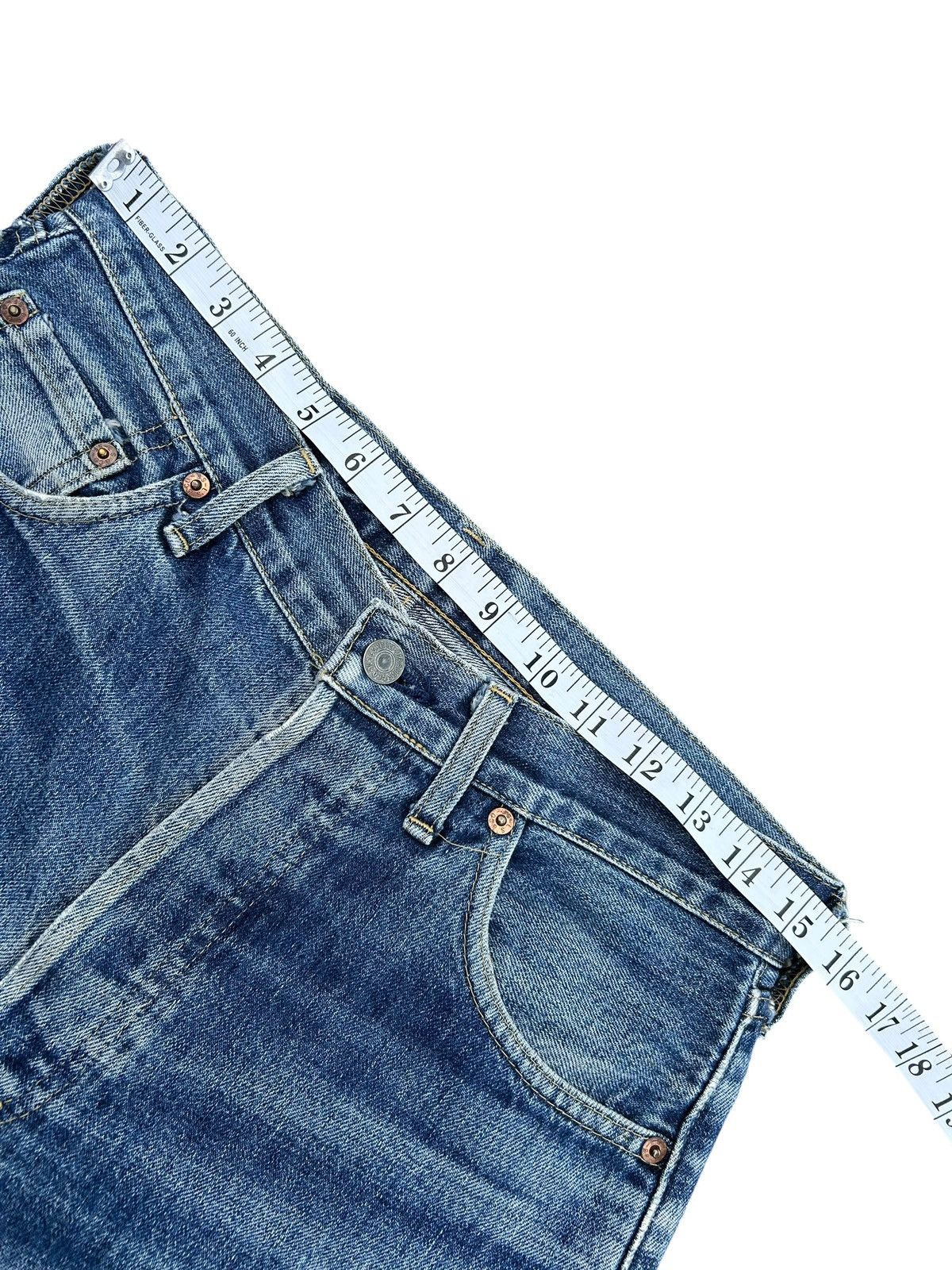 Kapital Thrashed Vintage Levis Big E Selvedge Denim Jeans Size US 31 - 19 Thumbnail