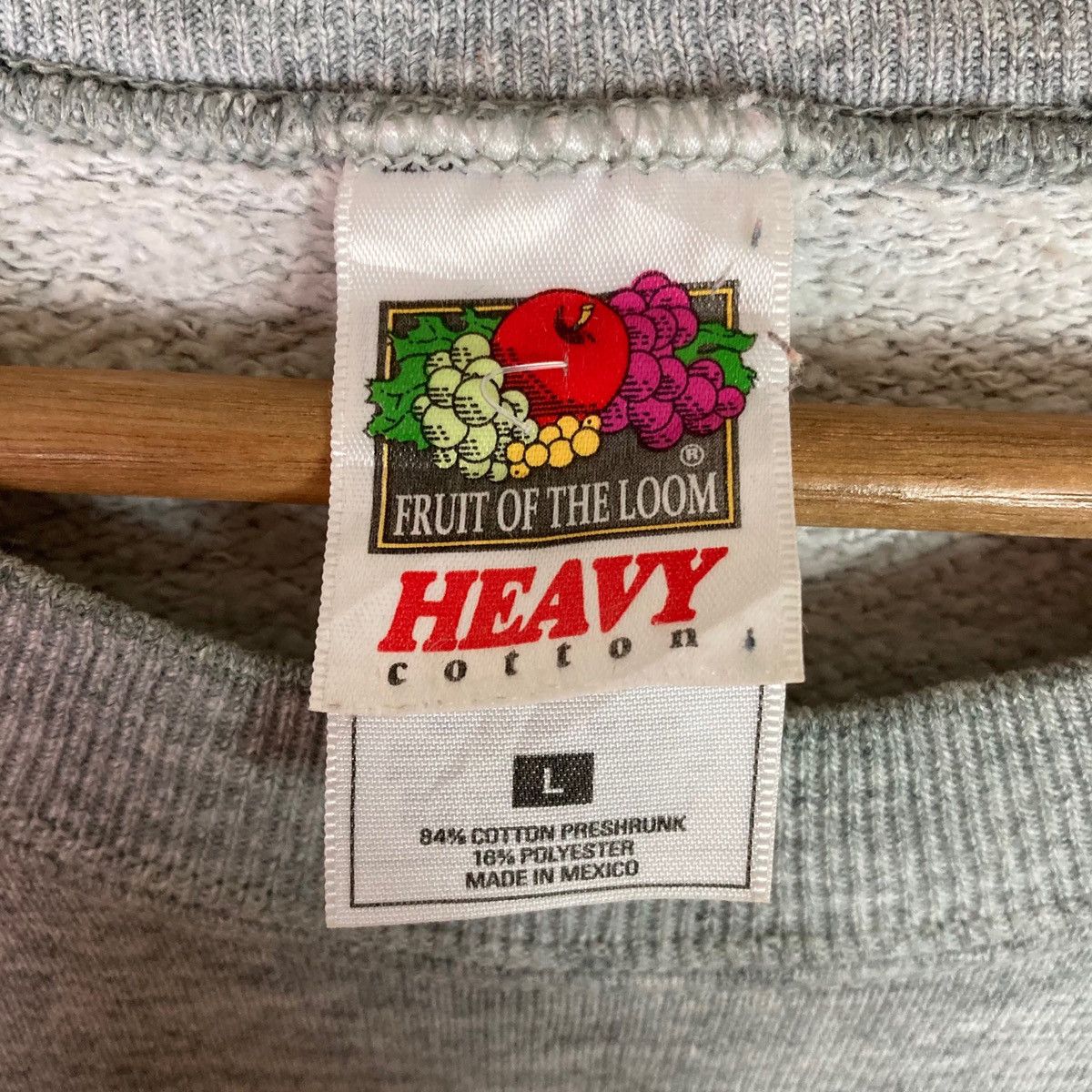 Fruit Of The Loom Vintage Fruit of The Loom Pullover Jumper Sweatshirt Size US L / EU 52-54 / 3 - 6 Thumbnail