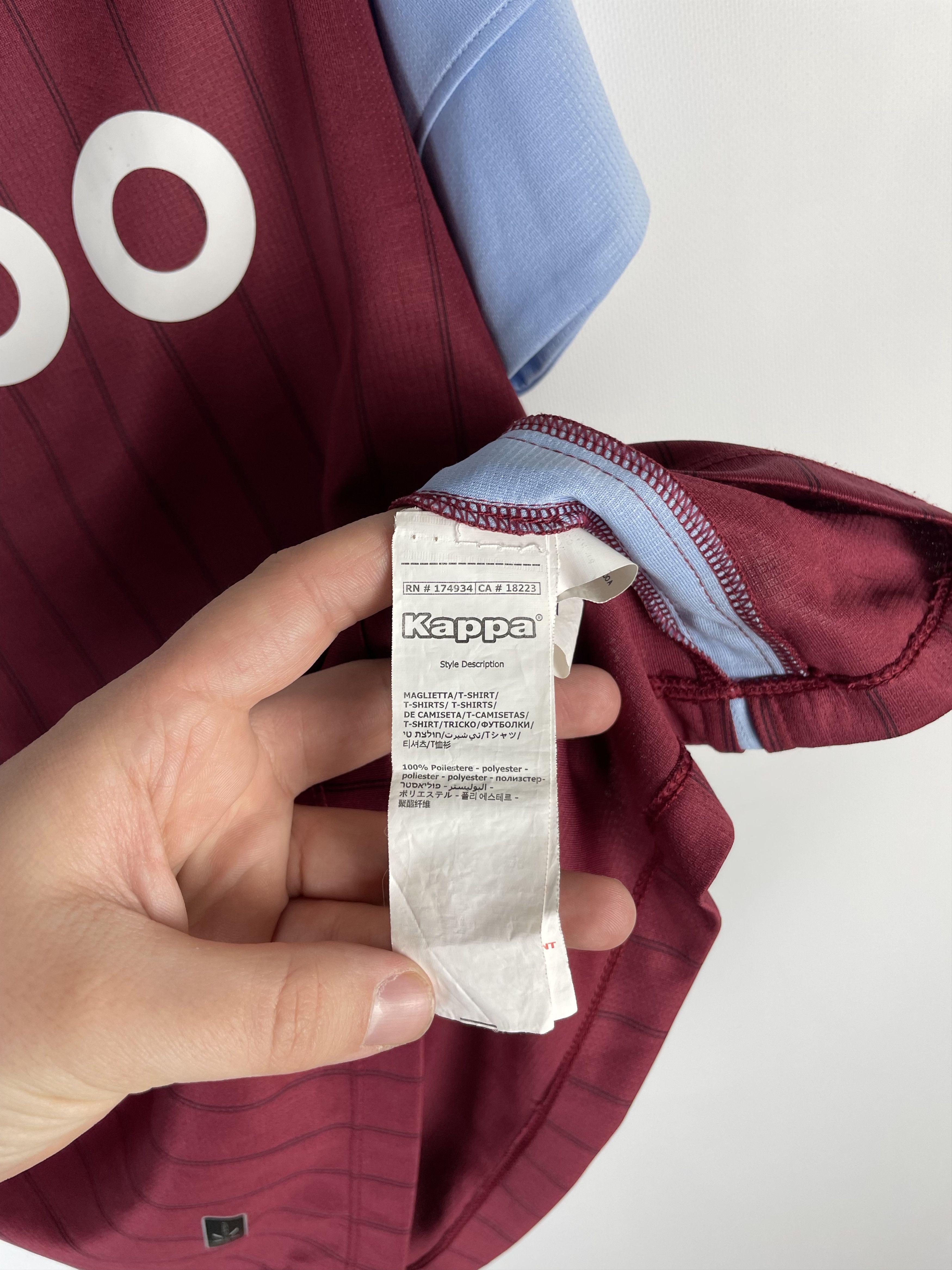 Kappa Vintage Kappa Aston Villa 10 Grealish Soccer Jersey Size US M / EU 48-50 / 2 - 8 Thumbnail