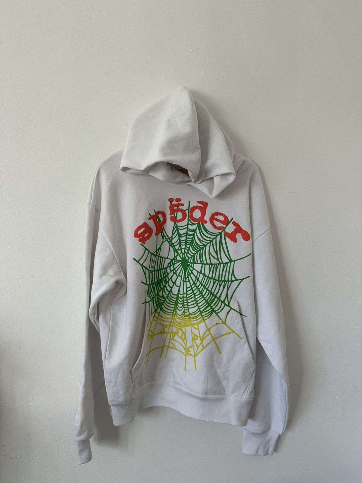 Sp5der Sp5der white hoodie Size US M / EU 48-50 / 2 - 1 Thumbnail