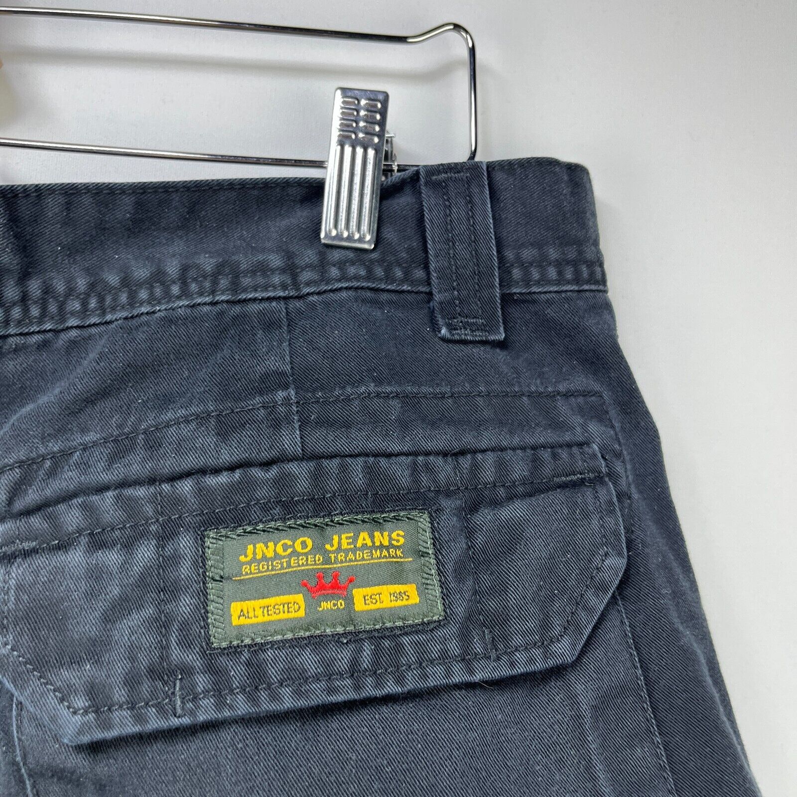 JNCO × Vintage Vintage JNCO Shorts Cargo Rare 36 Baggy Wide Leg Embroidered Size US 36 / EU 52 - 9 Thumbnail