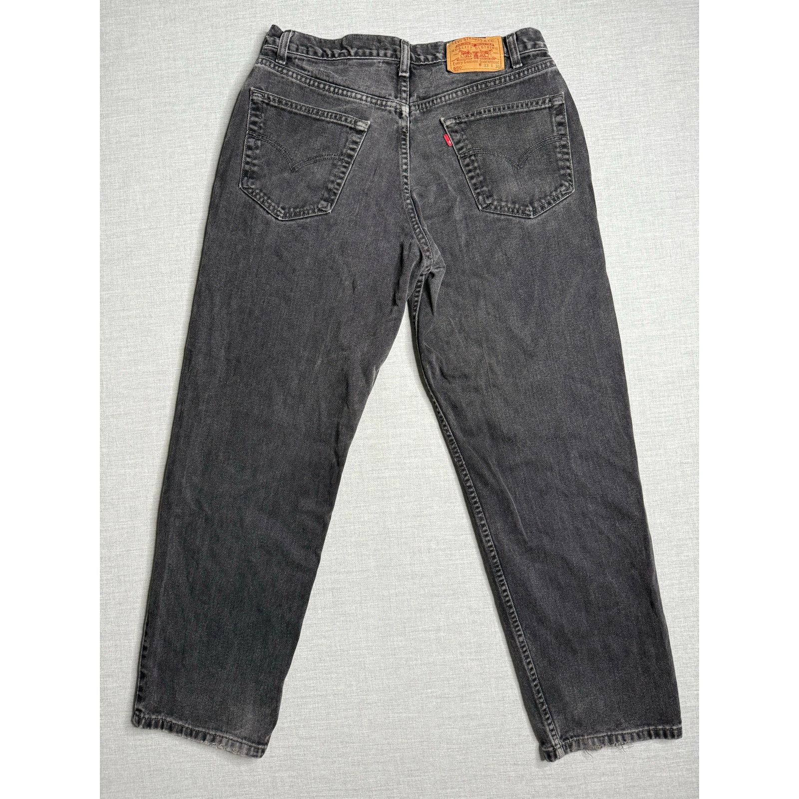 Levi's × Vintage Vintage 90s Levi’s 550 Relaxed Fit Baggy Leg Jeans 33x30 Size US 33 - 1 Thumbnail