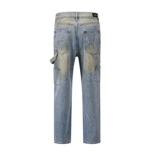 Japanese Brand Y2K High Street Color Match Patchwork Baggy Jeans Size US 32 / EU 48 - 2 Thumbnail
