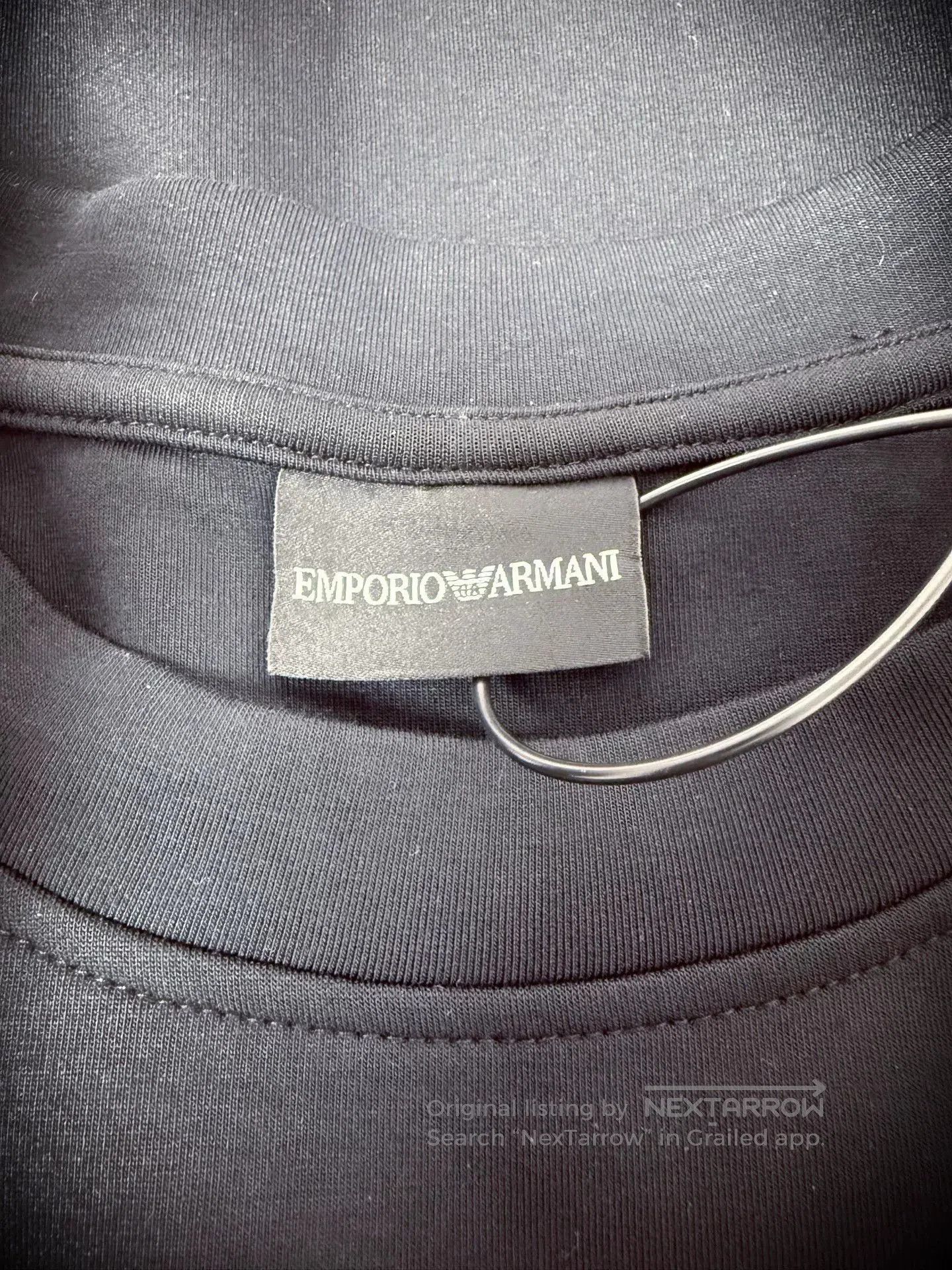 Emporio Armani EA Armani Black Sweater. Size US L / EU 52-54 / 3 - 4 Thumbnail