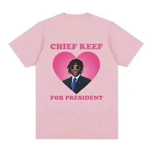Designer Chief Keef for President T Shirt Size US M / EU 48-50 / 2 - 1 Thumbnail