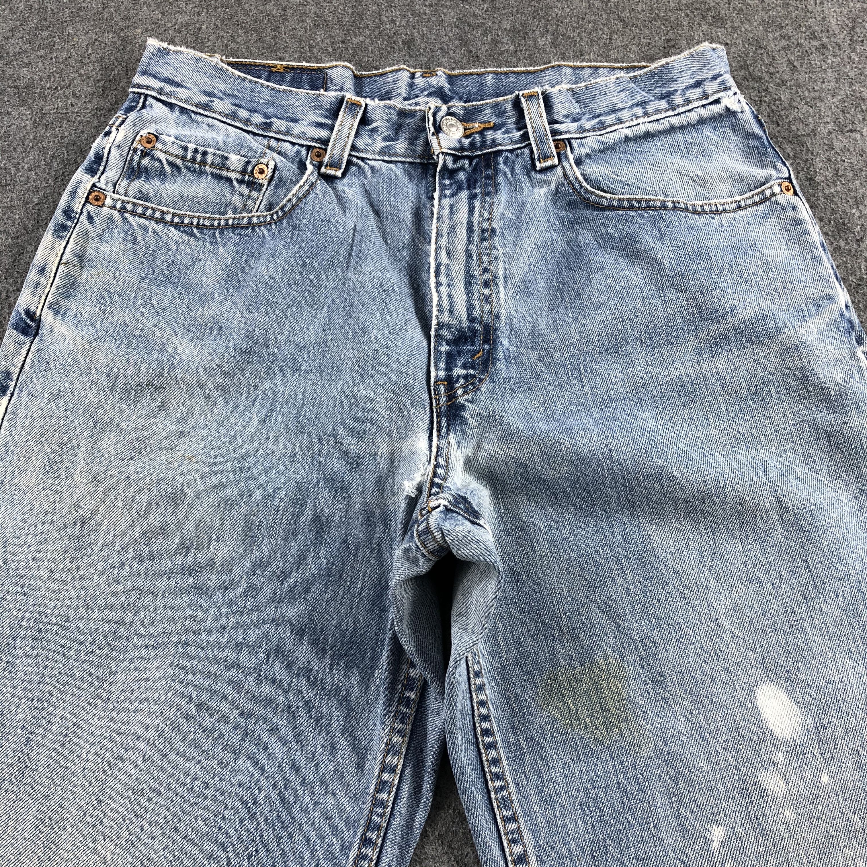 Levi's Vintage 90s Light Wash Levis 550 Jeans-J2221 Size US 31 - 3 Thumbnail
