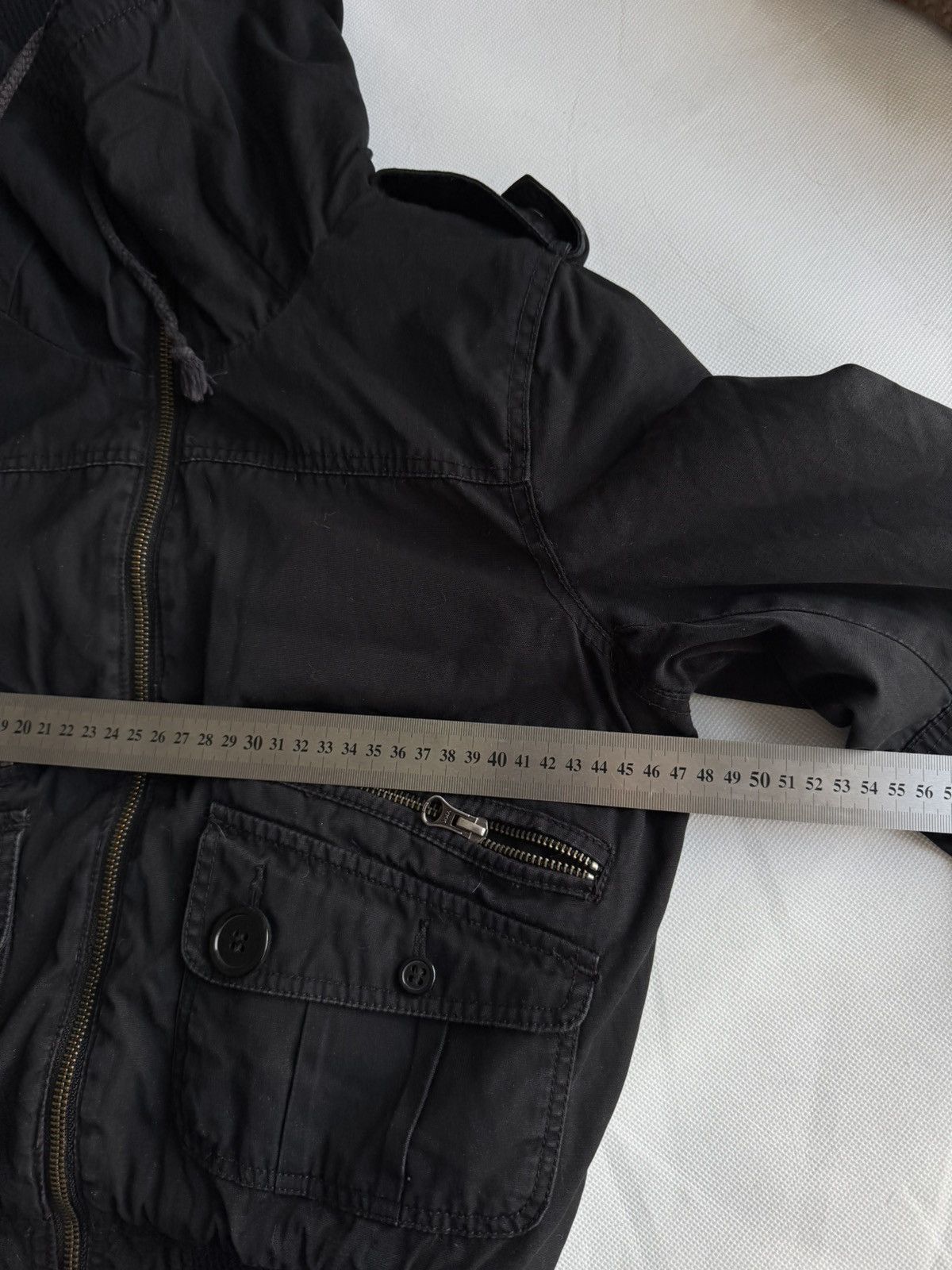 If Six Was Nine Vintage Y2K MkBomber Motorcycle Fur Collar Avantgarde Jacket Size US M / EU 48-50 / 2 - 14 Thumbnail