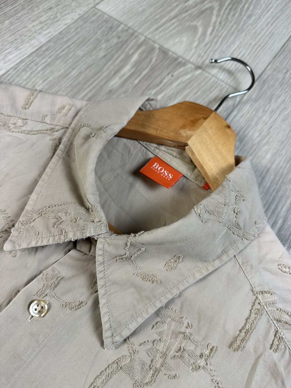 Hugo Boss × Vintage Vintage Hugo Boss short sleeve shirt archive Size US L / EU 52-54 / 3 - 3 Thumbnail