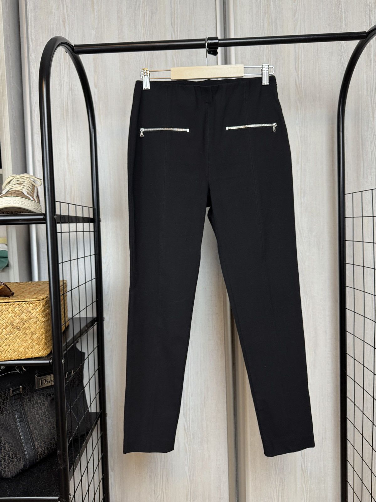 Rag & Bone Rag & Bone New York Women's Black Skinny Stretch Pants SZ 6 Size 28" / US 6 / IT 42 - 2 Thumbnail