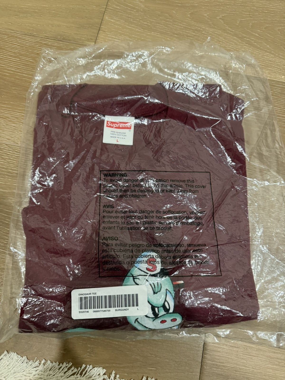 Supreme Supreme Dinosaur Tee Size US L / EU 52-54 / 3 - 1 Thumbnail
