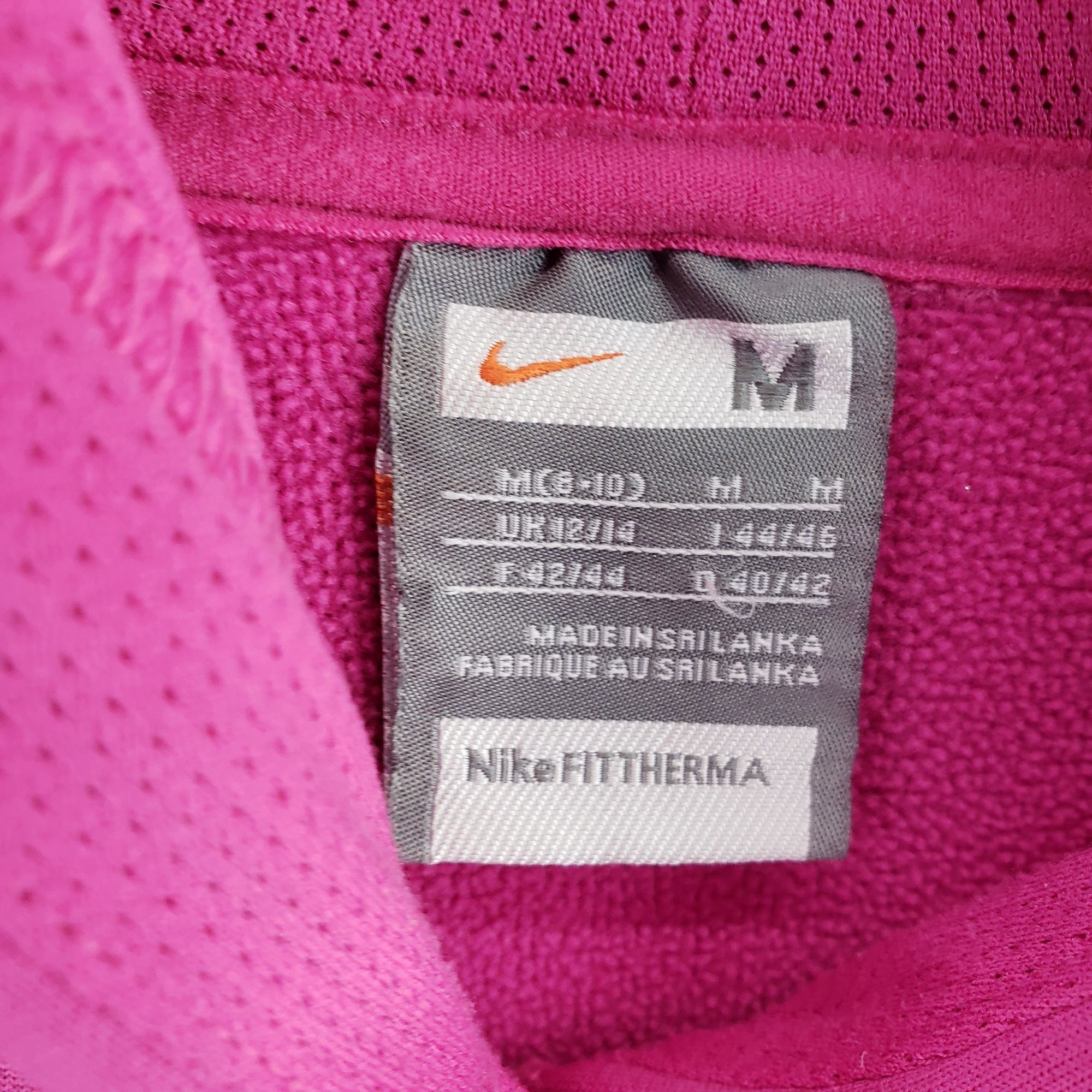 Nike Vintage NikeFit Womens Pink Pullover Hoodie With Kangaroo Po Size M / US 6-8 / IT 42-44 - 10 Thumbnail