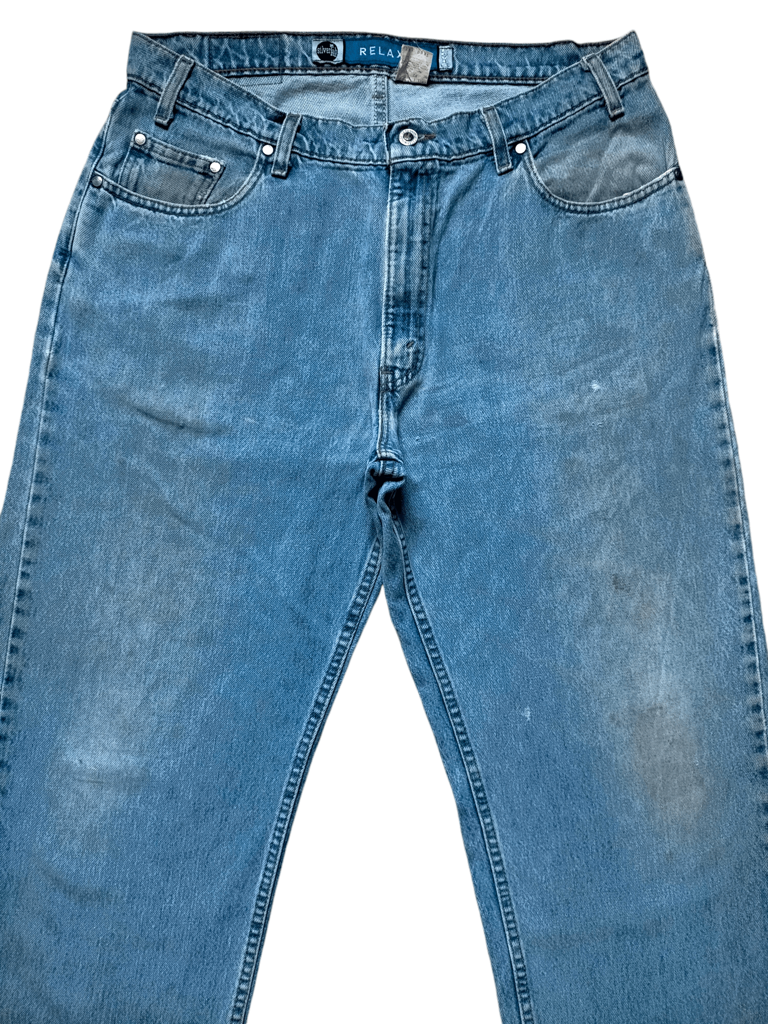 Levi's × Levi's Vintage Clothing Vintage 90s Levis Silvertab Relaxed Denim Pants Size US 35 - 3 Thumbnail