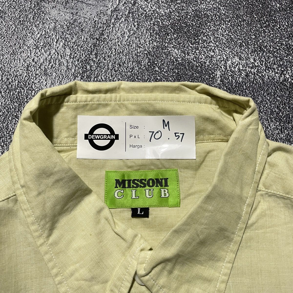 Gucci × Missoni × Prada Boys City Boys Missoni Shirts Pocket Size US M / EU 48-50 / 2 - 3 Thumbnail