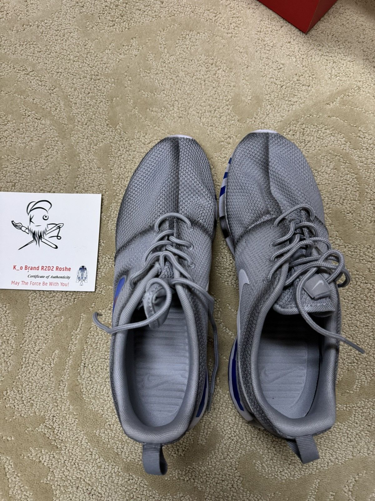 Nike Custom R2D2 Kickasso Brand 13 of 24 Nike Roshe One Size US 10 / EU 43 - 3 Thumbnail