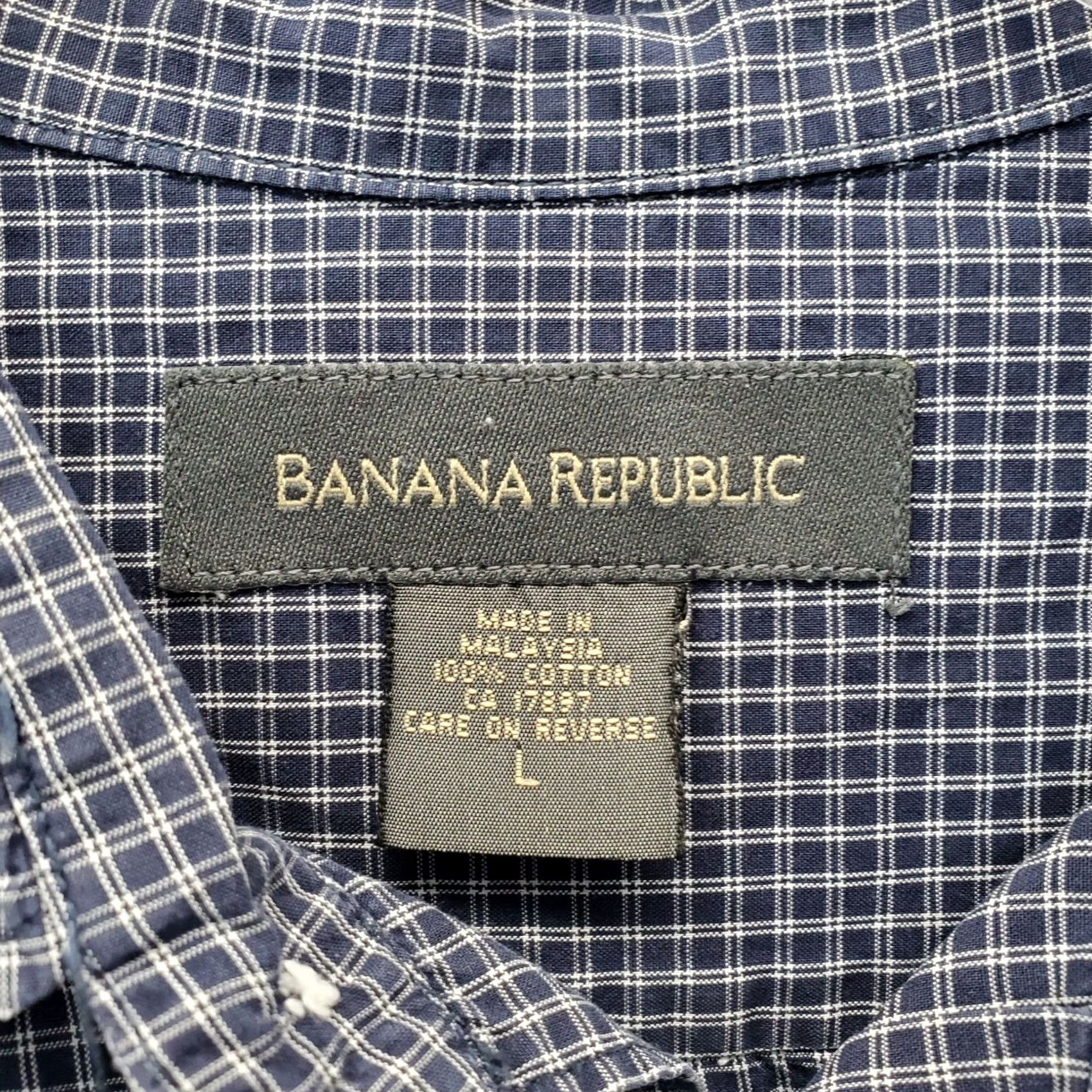 Banana Republic Banana Republic Shirt Womens Size L Multicolor Check Long Sleeve Collar Button Down Size L / US 10 / IT 46 - 7 Thumbnail