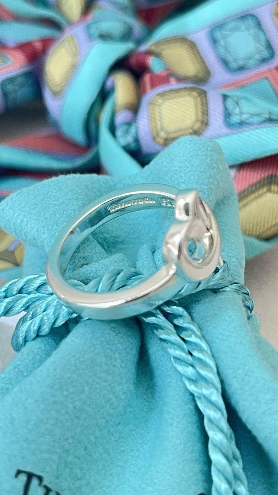 Tiffany & Co. Tiffany & Co. Open Heart Ring in Silver size 6 $300 NEW Size ONE SIZE - 10 Thumbnail