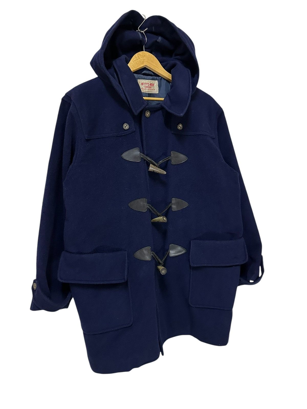 Vintage Vintage betty’s blue by shinji abe duffle wool winter coat Size US L / EU 52-54 / 3 - 4 Thumbnail