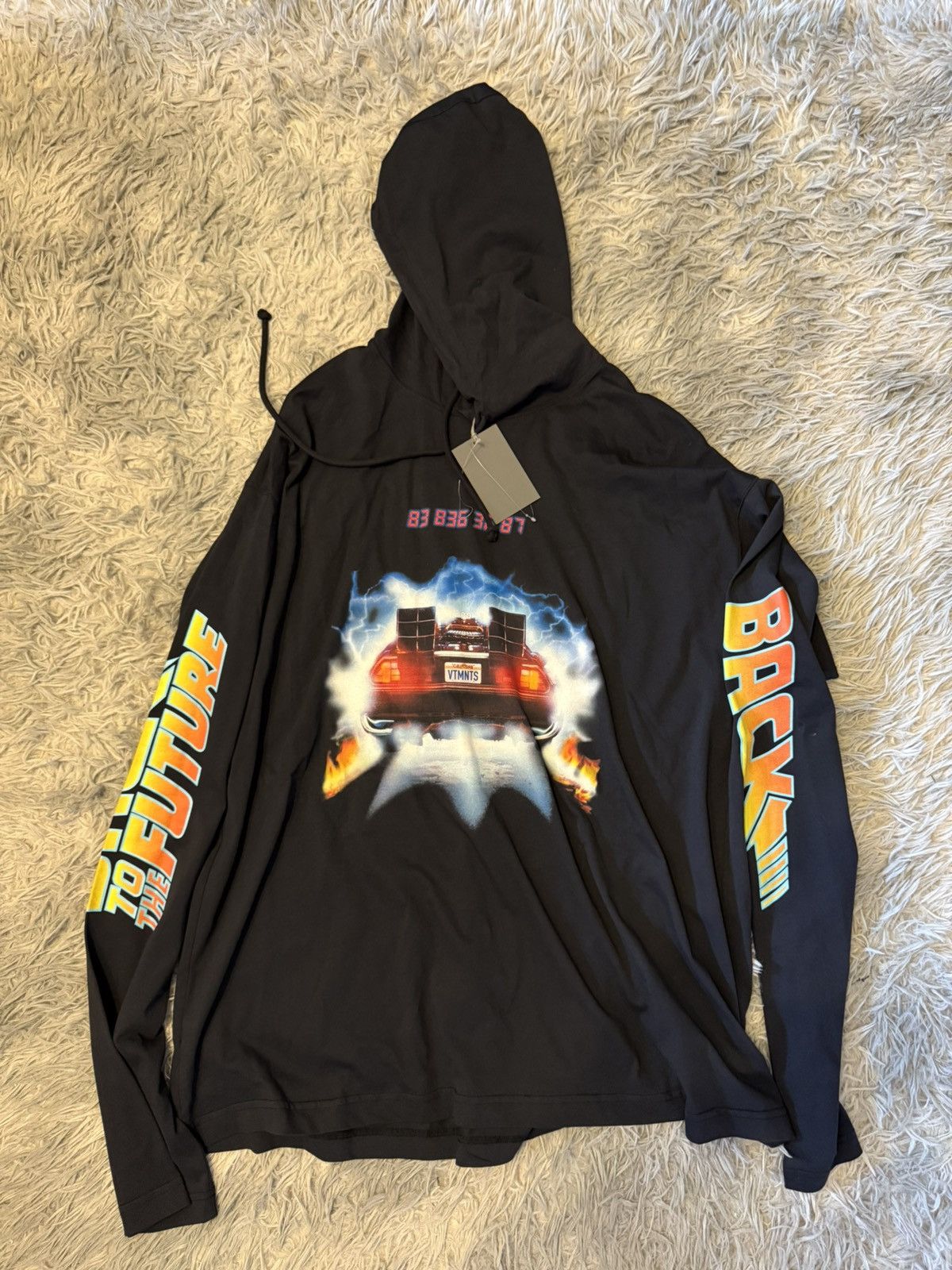 VTMNTS White Cotton Blend Oversize Sweatshirt | Grailed